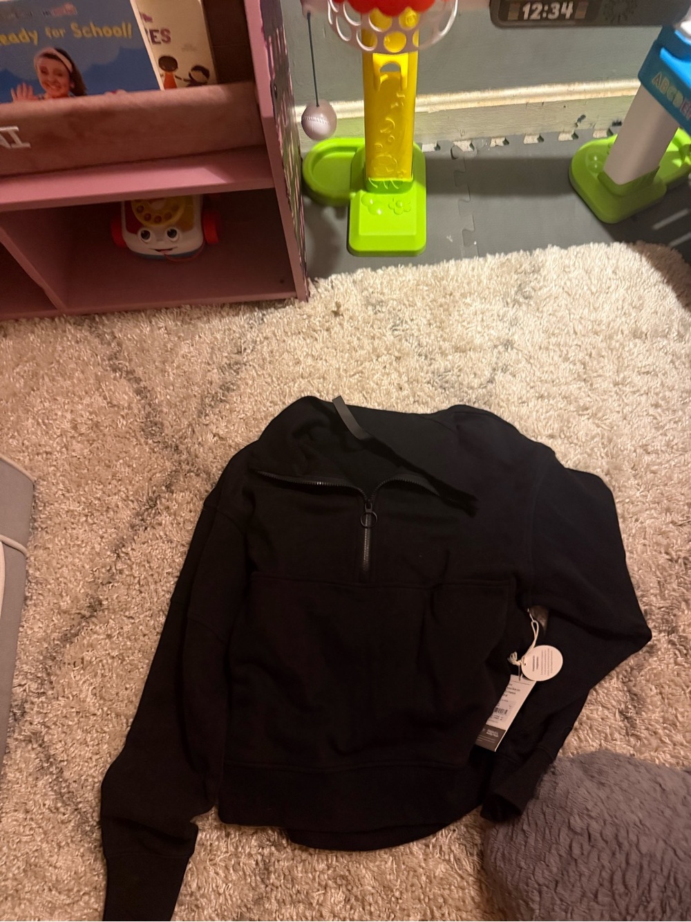 Vuori Black Half-Zip Pullover